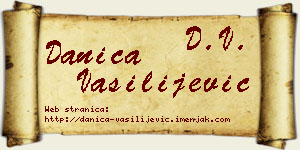 Danica Vasilijević vizit kartica